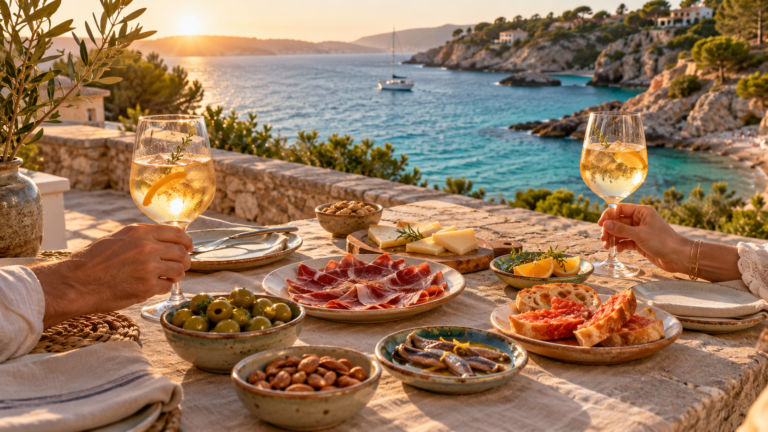 El aperitivo frente al mar